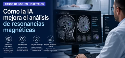 casos de uso en hospitales de Cómo la IA mejora el análisis de resonancias magnéticas