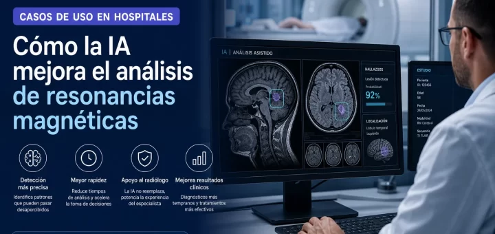 casos de uso en hospitales de Cómo la IA mejora el análisis de resonancias magnéticas